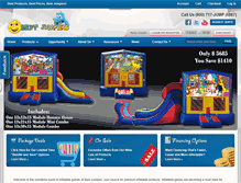 Tablet Screenshot of bestjumpers.com